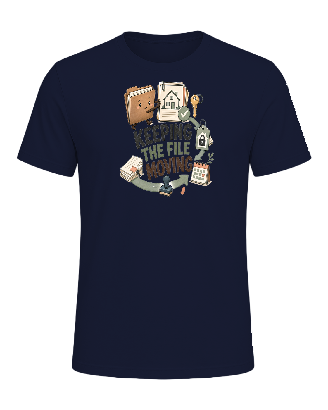 KEEPING THE FILE MOVING — Navy