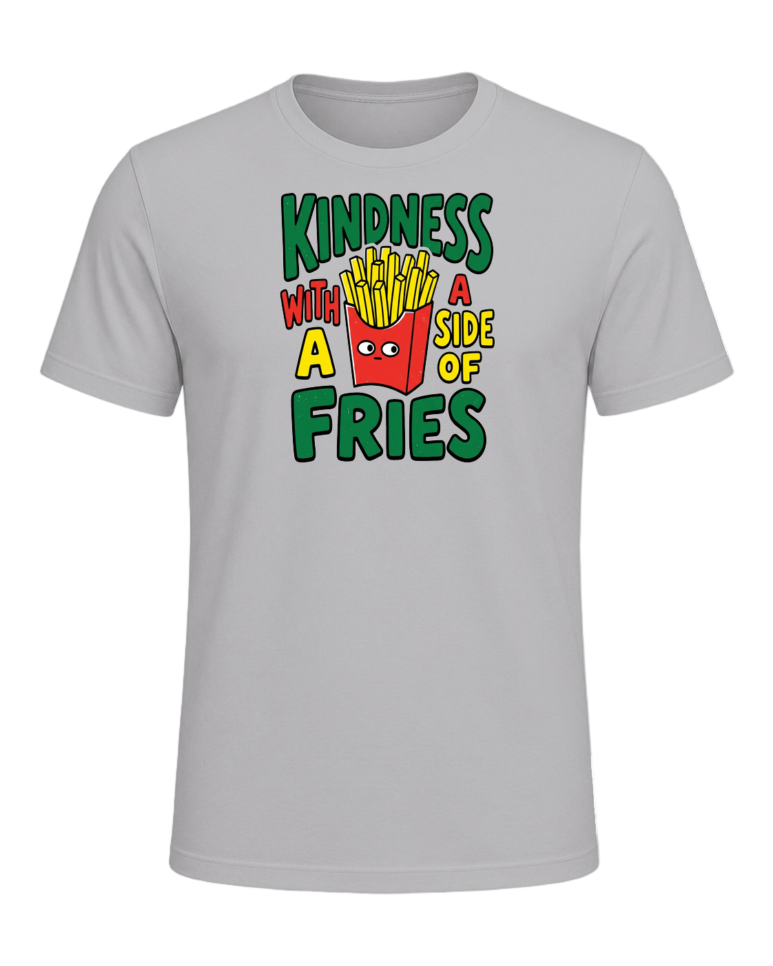 KINDNESS WITH A SIDE OF FRIES — Athletic Heather