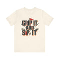 Golf Humor T-Shirt — Grip It and Sip It — golf t-shirt design
