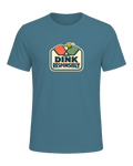 Dink Responsibly Tee — Heather Deep Teal