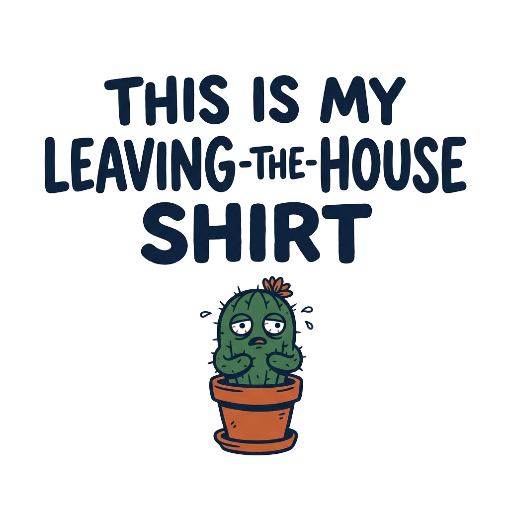 THIS IS MY LEAVING-THE-HOUSE SHIRT