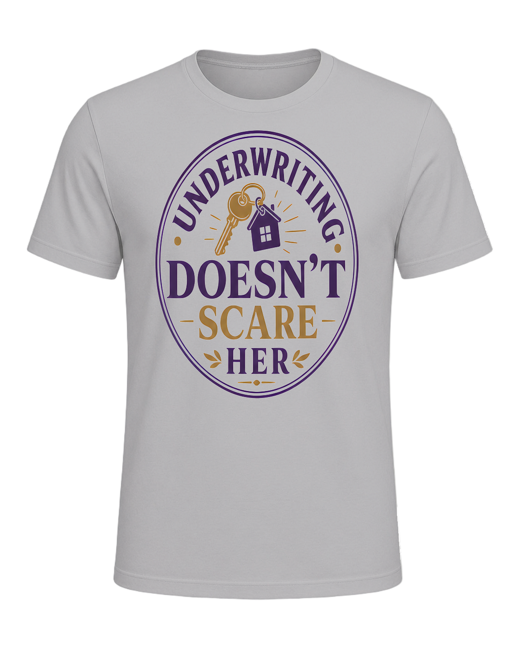 UNDERWRITING DOESN'T SCARE HER — Athletic Heather