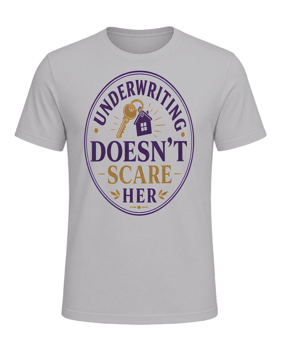 UNDERWRITING DOESN'T SCARE HER — Athletic Heather