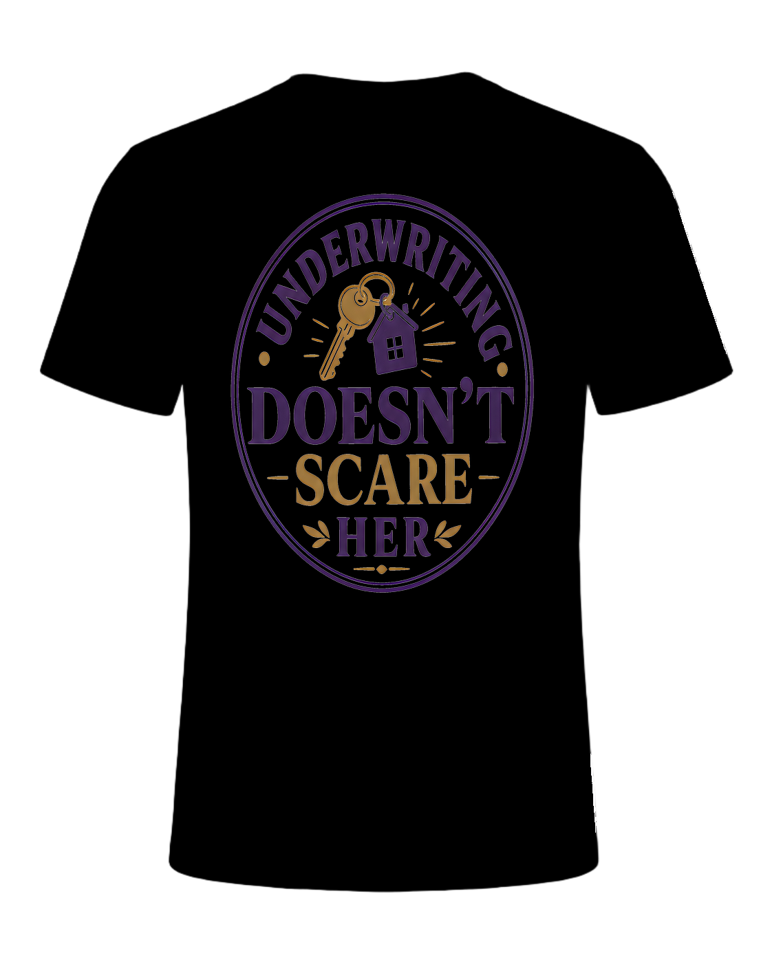 UNDERWRITING DOESN'T SCARE HER — Black