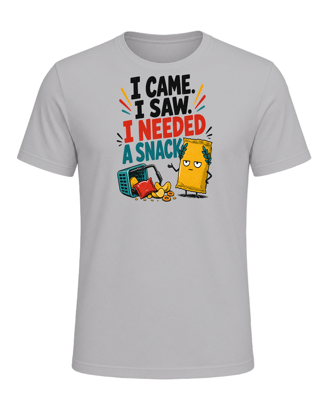 I CAME. I SAW. I NEEDED A SNACK — Athletic Heather