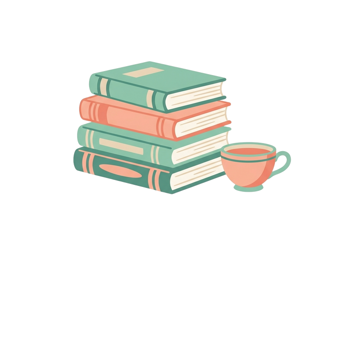 Feminine Book Club Tea Tee