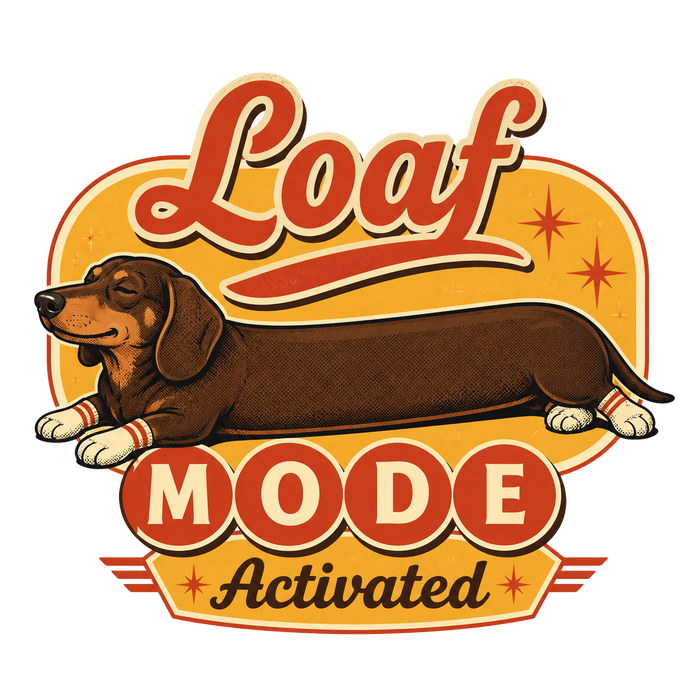 Loaf Mode Activated — Flat Vector Art