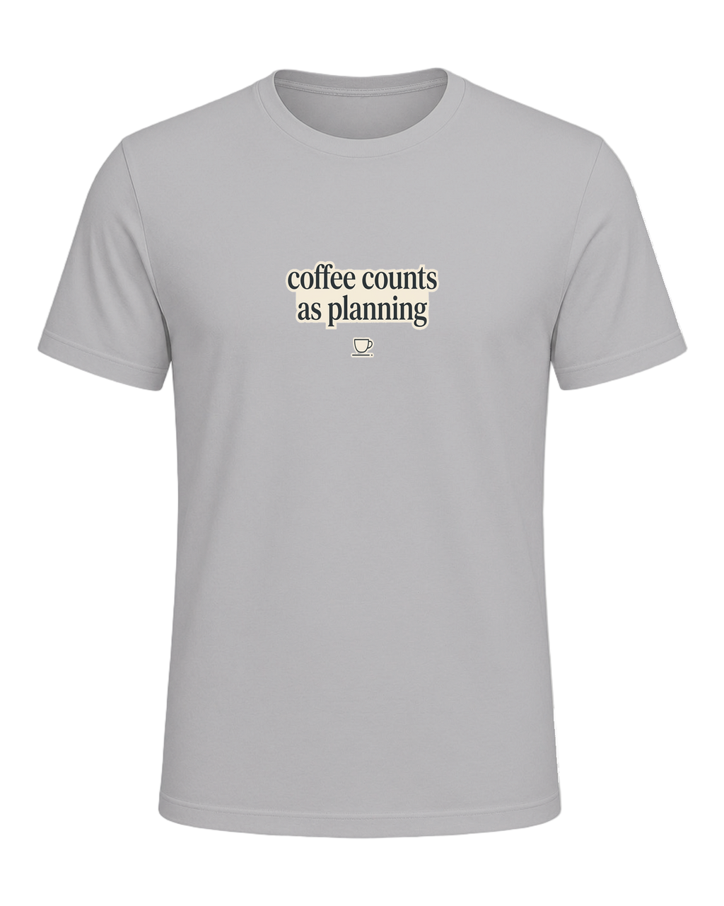 coffee counts as planning — Athletic Heather