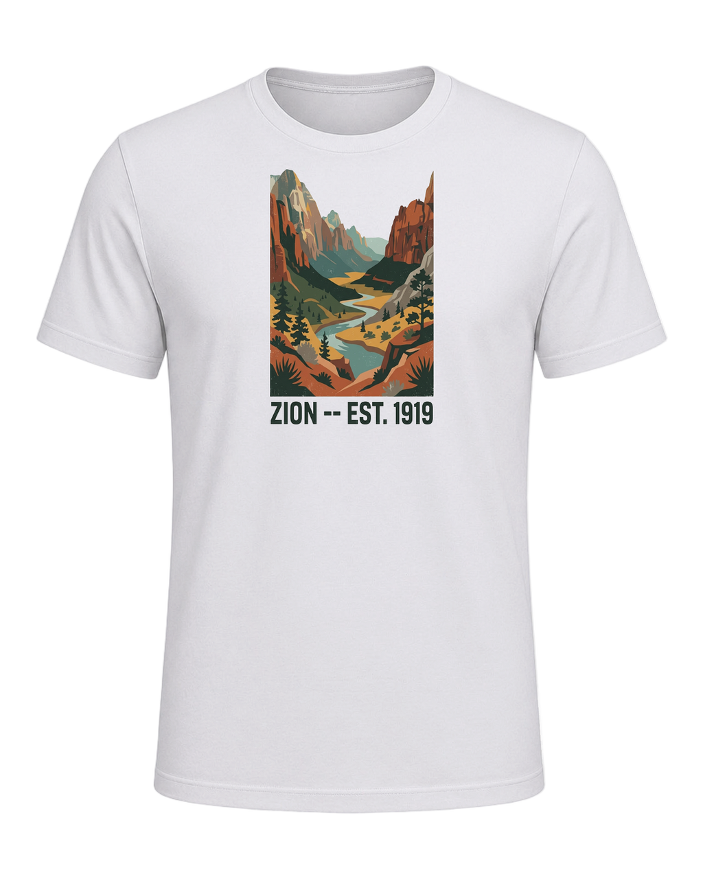 National Park Specific (WPA Style) — Ash