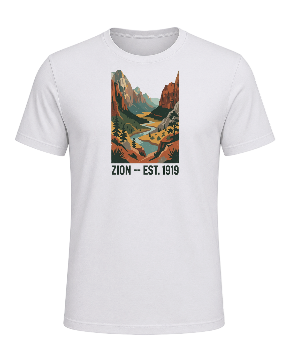 National Park Specific (WPA Style) — Ash
