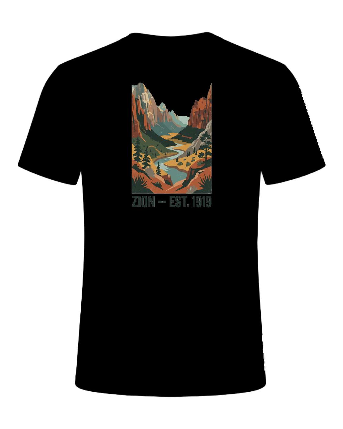 National Park Specific (WPA Style) — Black