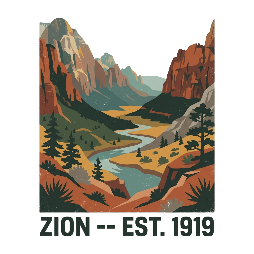 National Park Specific (WPA Style)