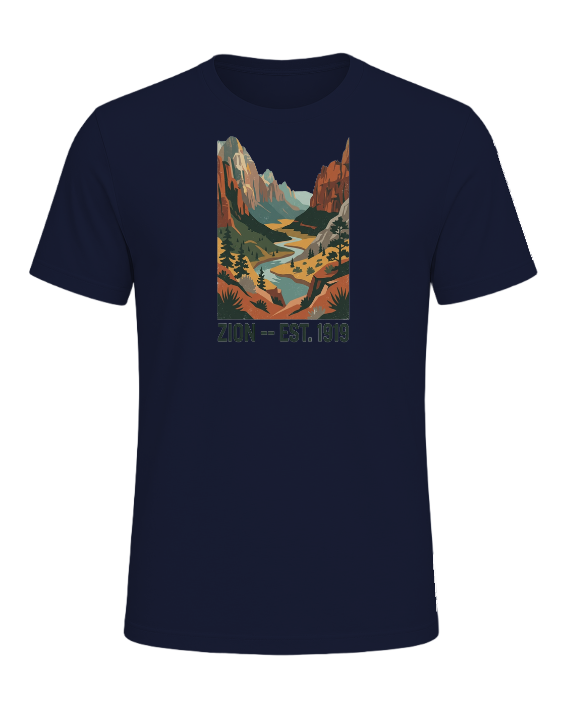 National Park Specific (WPA Style) — Navy