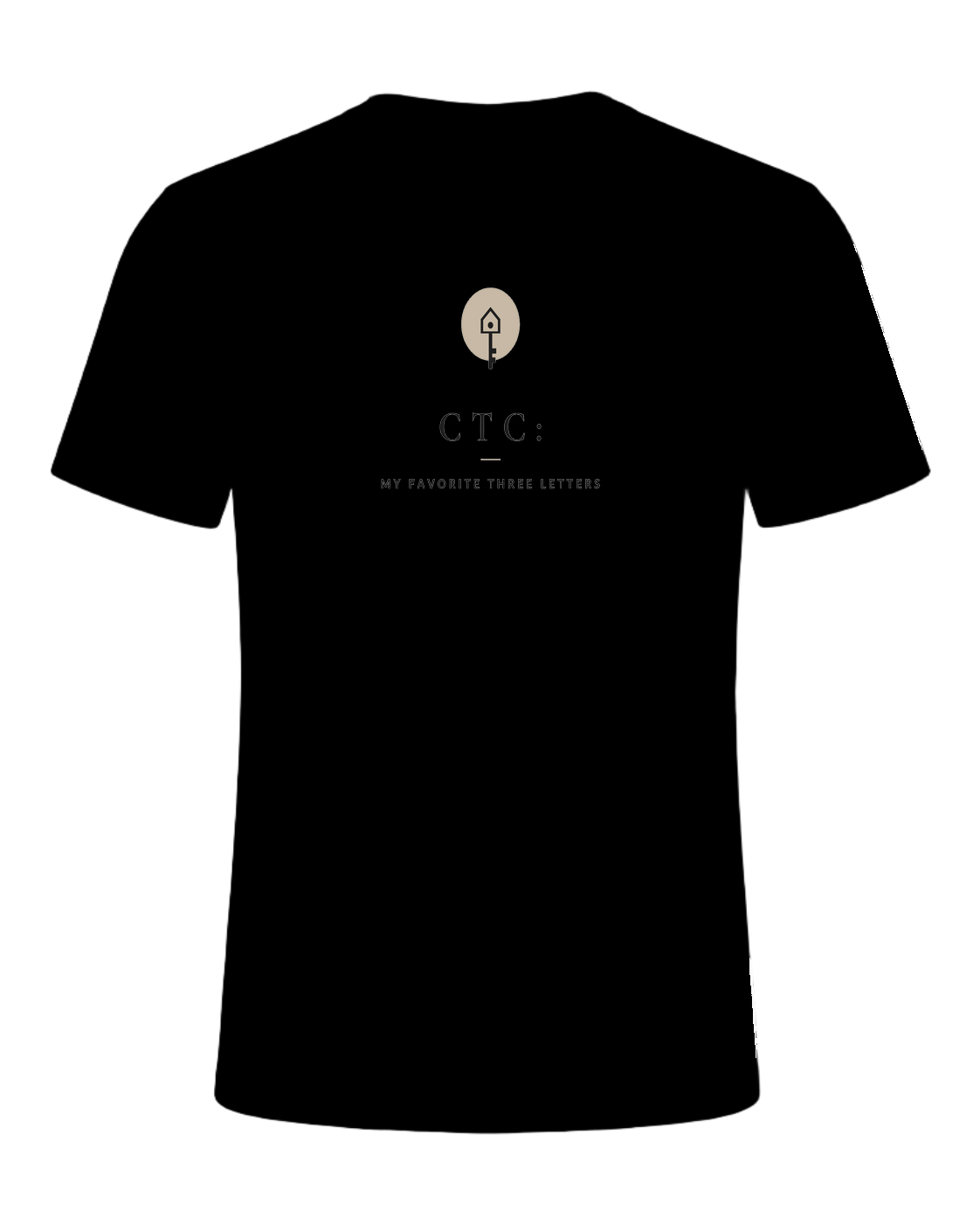 CTC: MY FAVORITE THREE LETTERS — Black