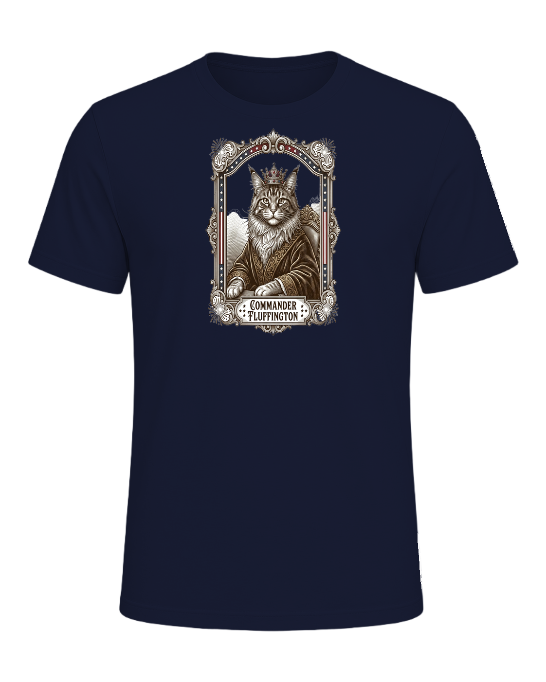 Maine Coon Royalty — Navy