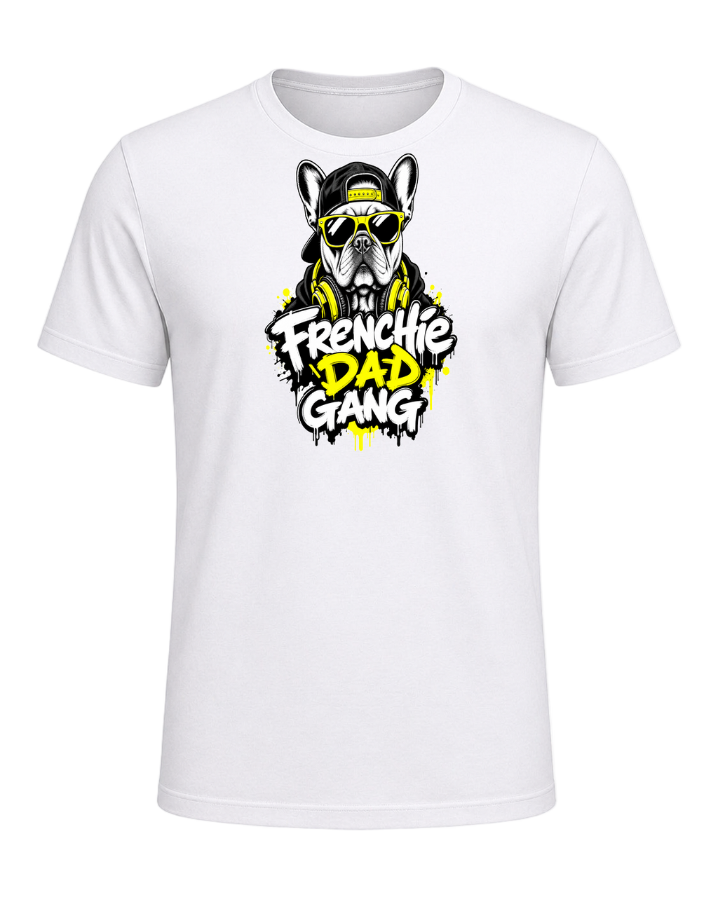 French Bulldog Dad — White