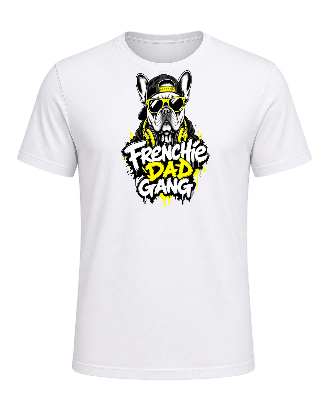 French Bulldog Dad — White