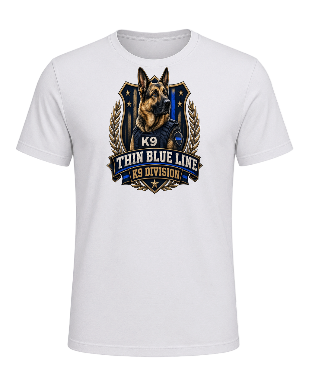 German Shepherd K9 Officer — Ash