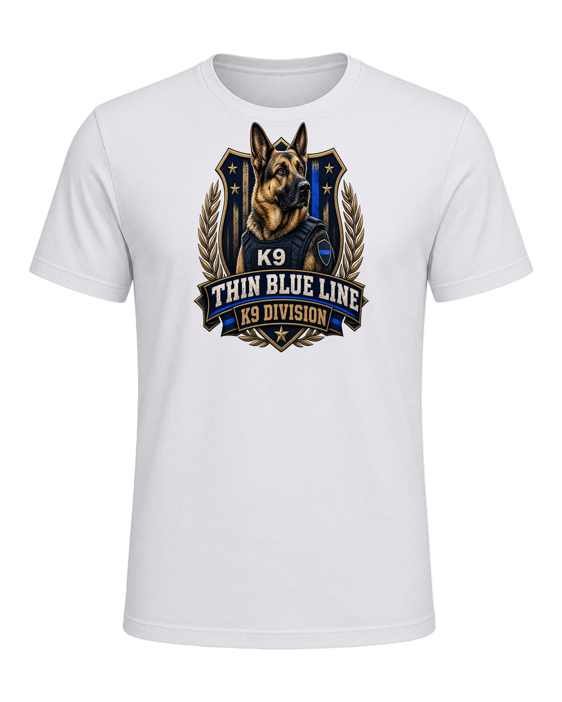German Shepherd K9 Officer — Ash