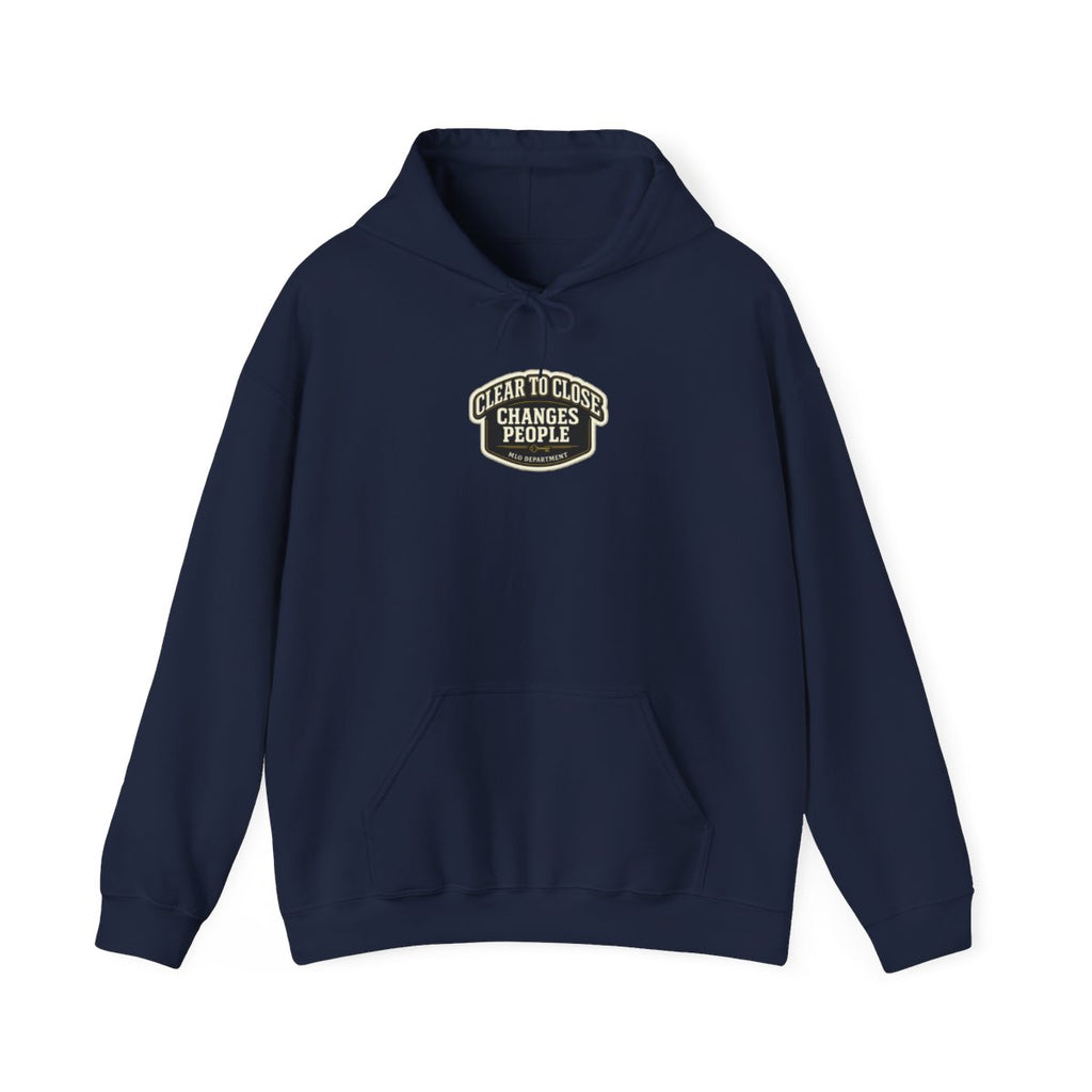 CLEAR TO CLOSE CHANGES PEOPLE Hoodie — Navy
