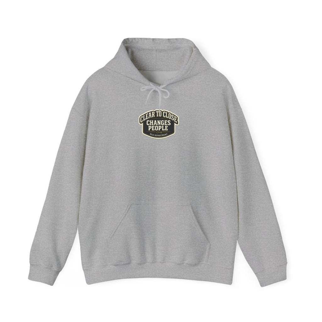CLEAR TO CLOSE CHANGES PEOPLE Hoodie — Sport Grey