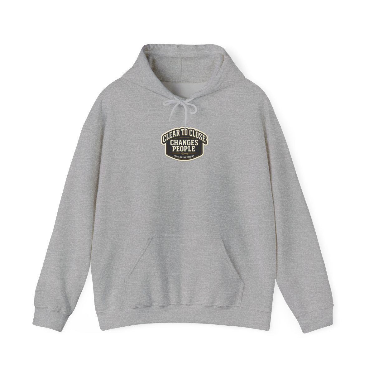 CLEAR TO CLOSE CHANGES PEOPLE Hoodie — Sport Grey