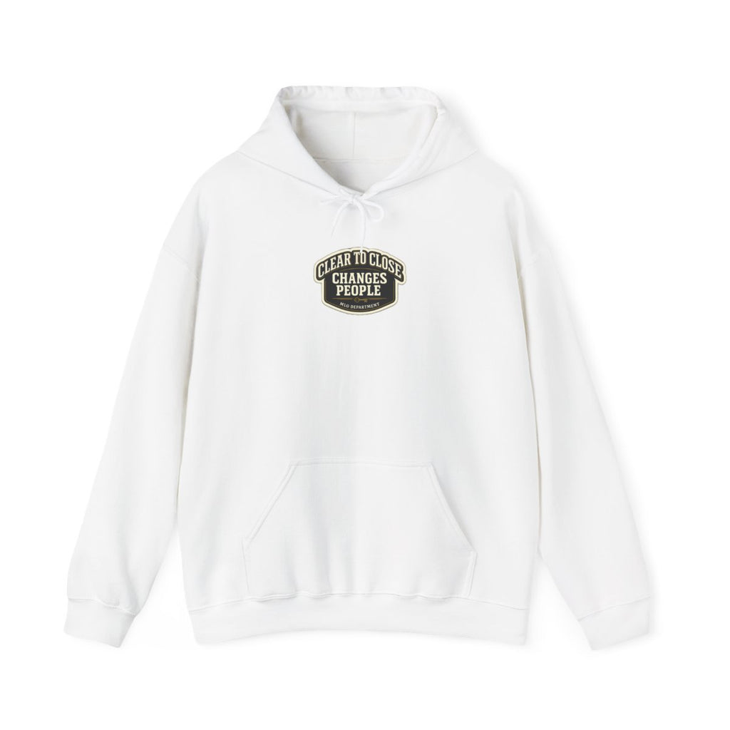 CLEAR TO CLOSE CHANGES PEOPLE Hoodie — White