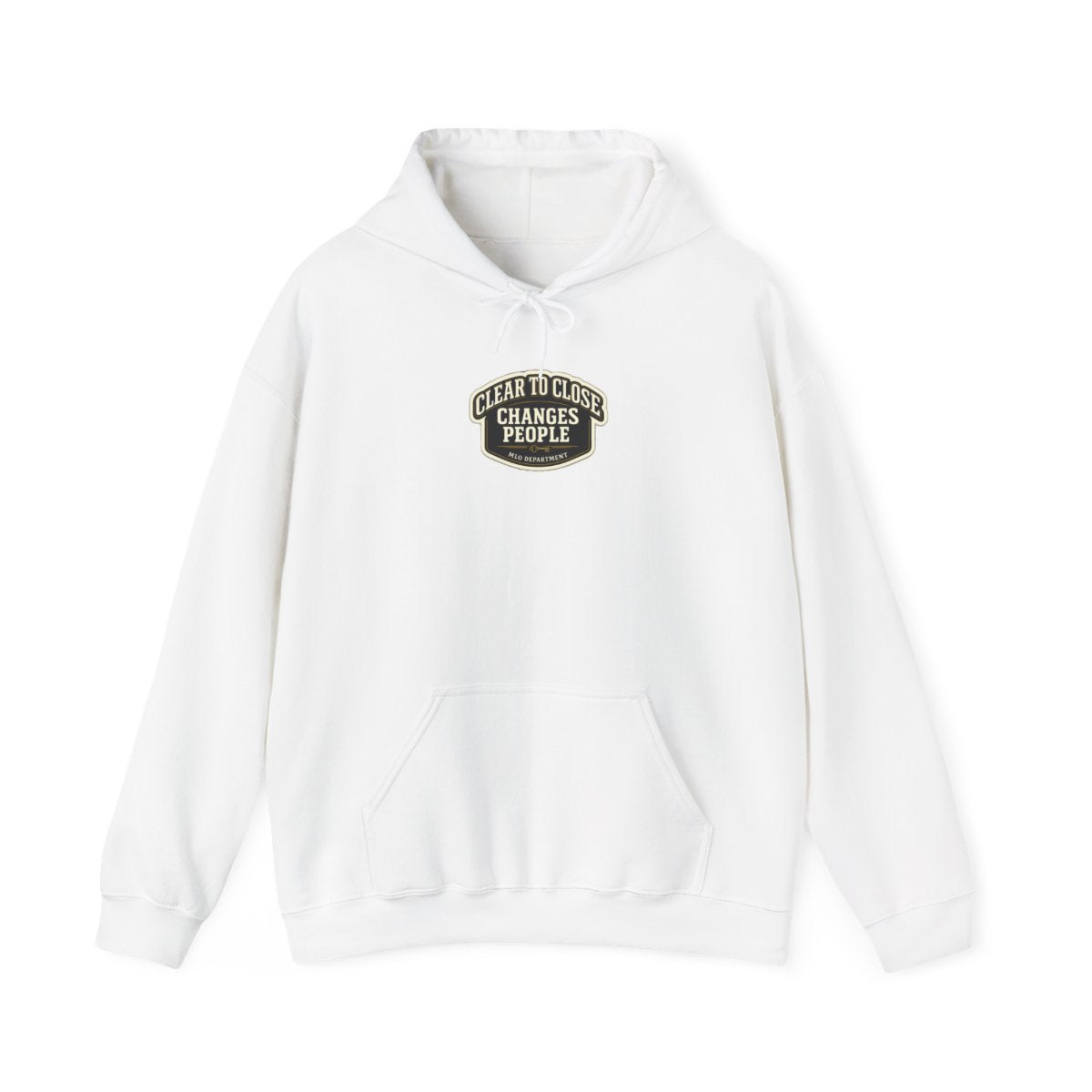CLEAR TO CLOSE CHANGES PEOPLE Hoodie — White