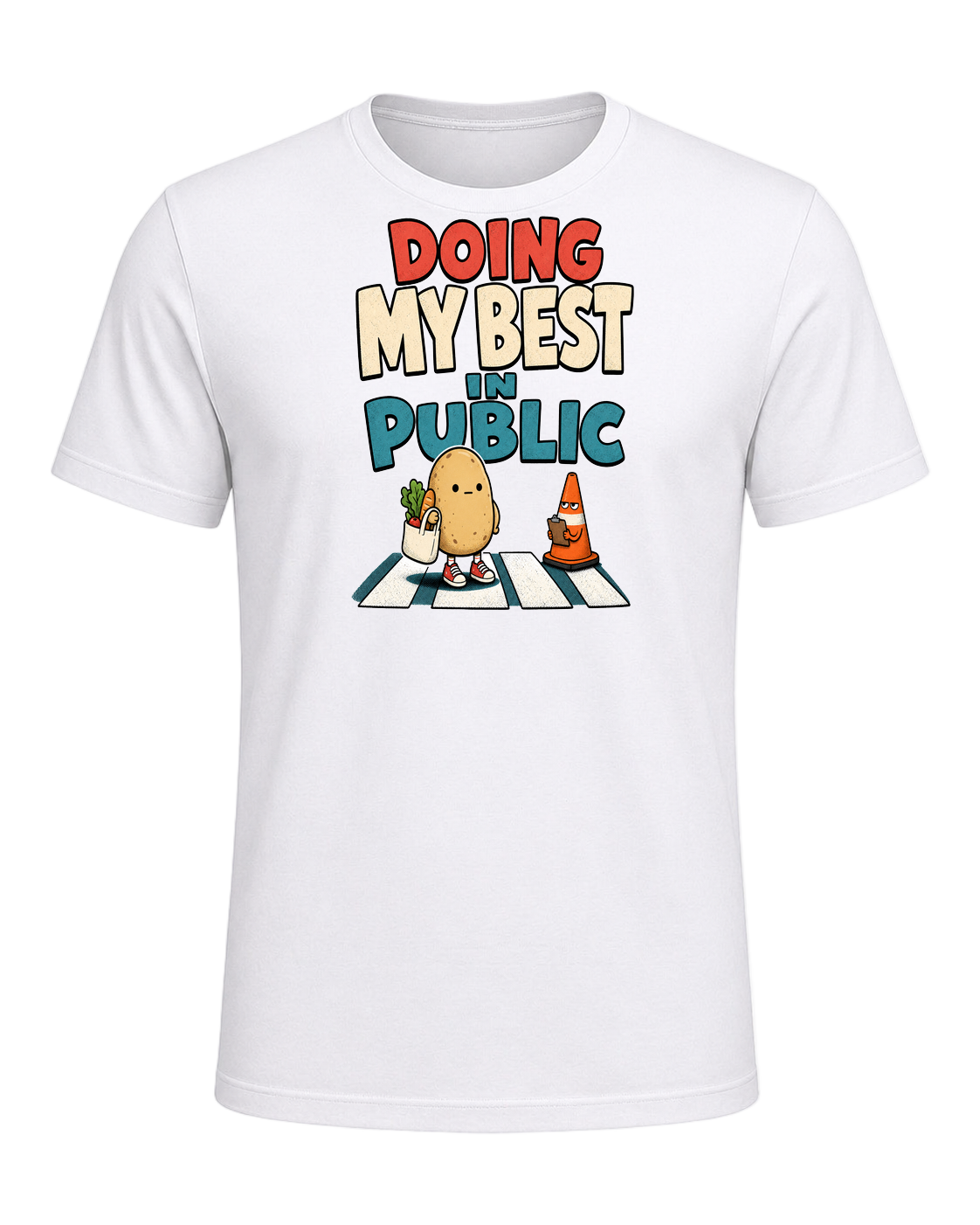 DOING MY BEST IN PUBLIC — White