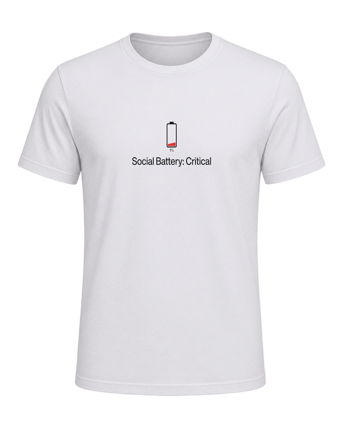 Social Battery Empty — Ash