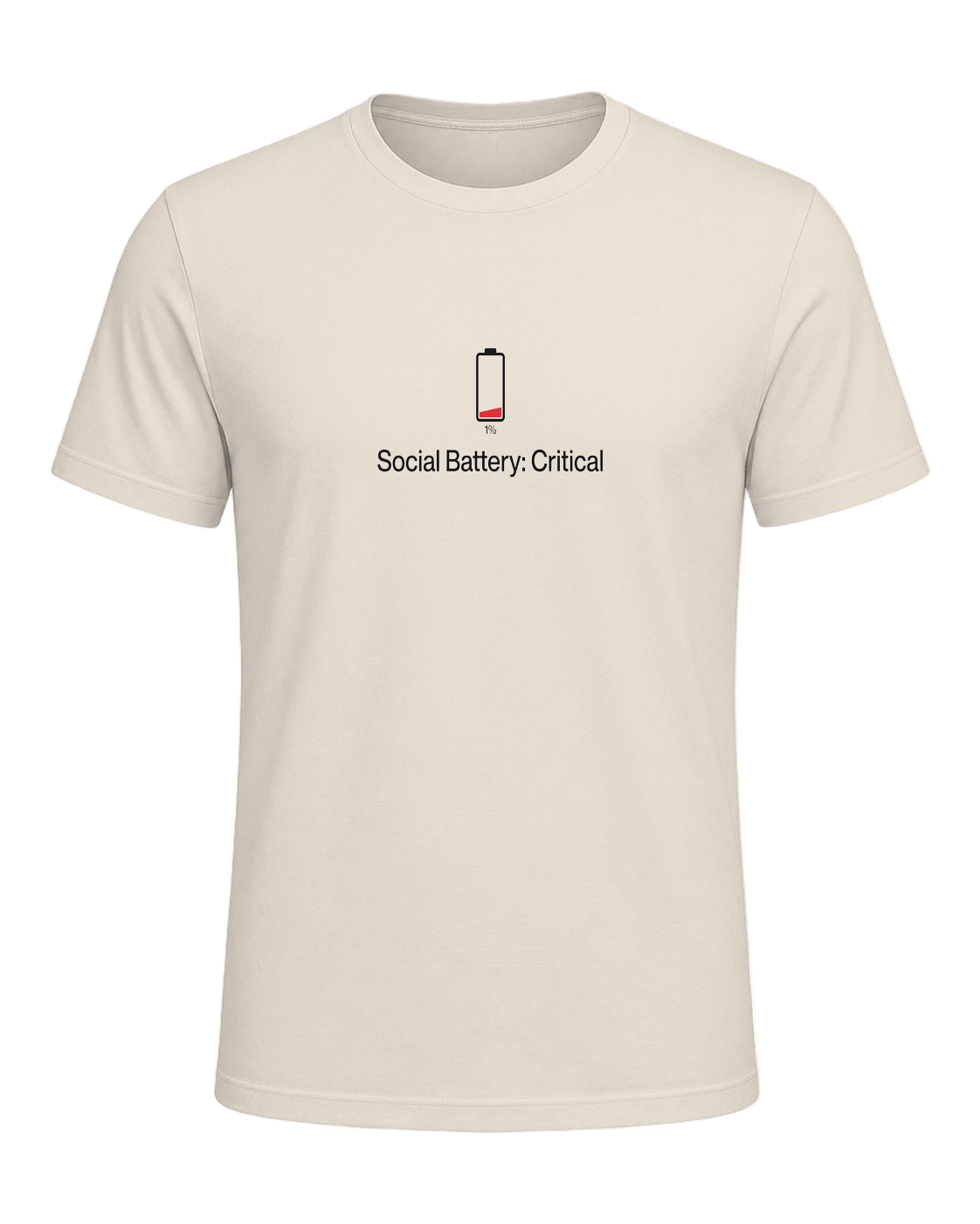 Social Battery Empty — Heather Prism Natural