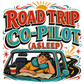 ROAD TRIP CO-PILOT (ASLEEP)