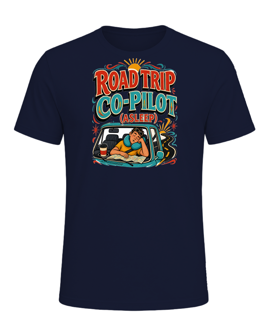 ROAD TRIP CO-PILOT (ASLEEP) — Navy