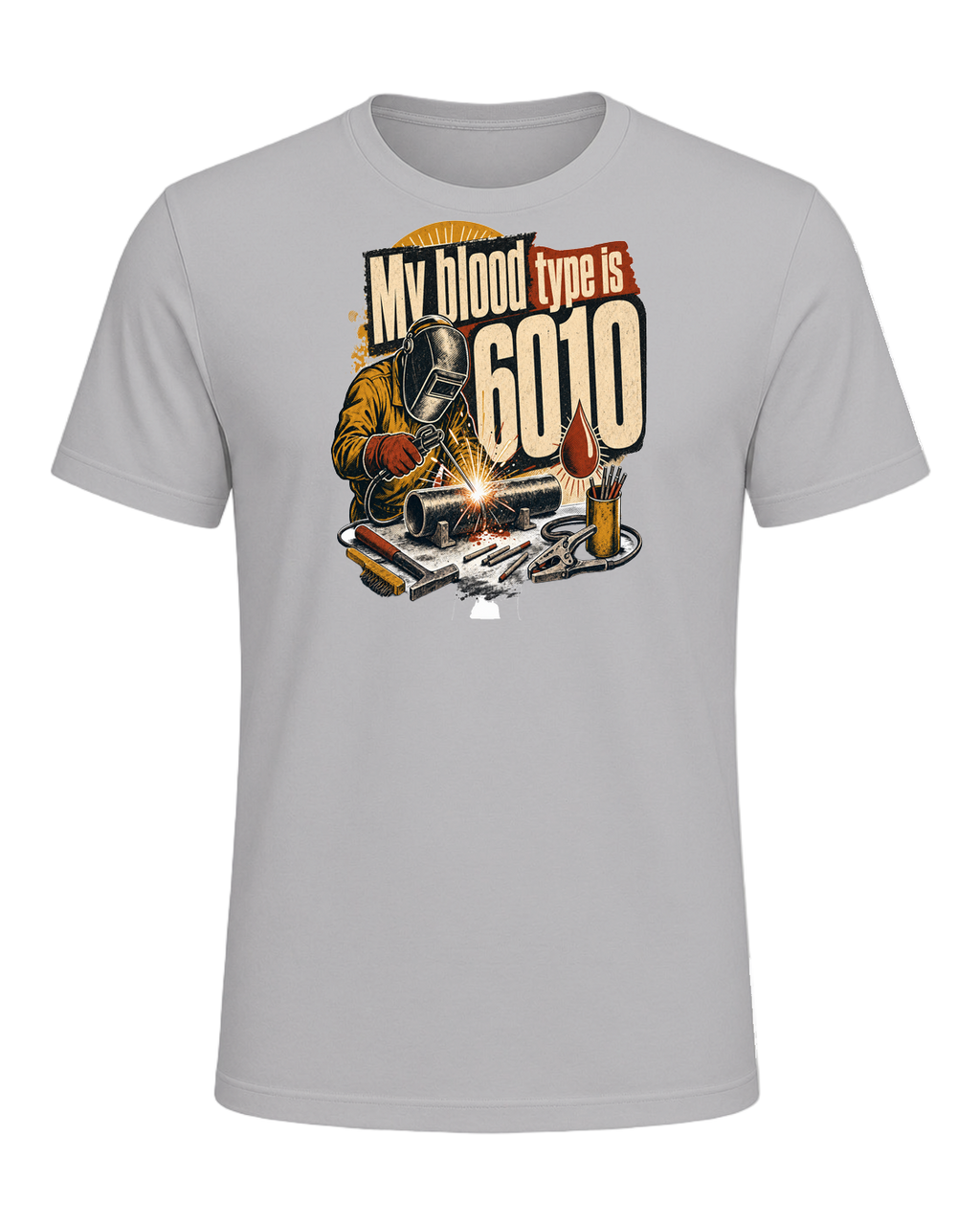 My blood type is 6010 — Athletic Heather