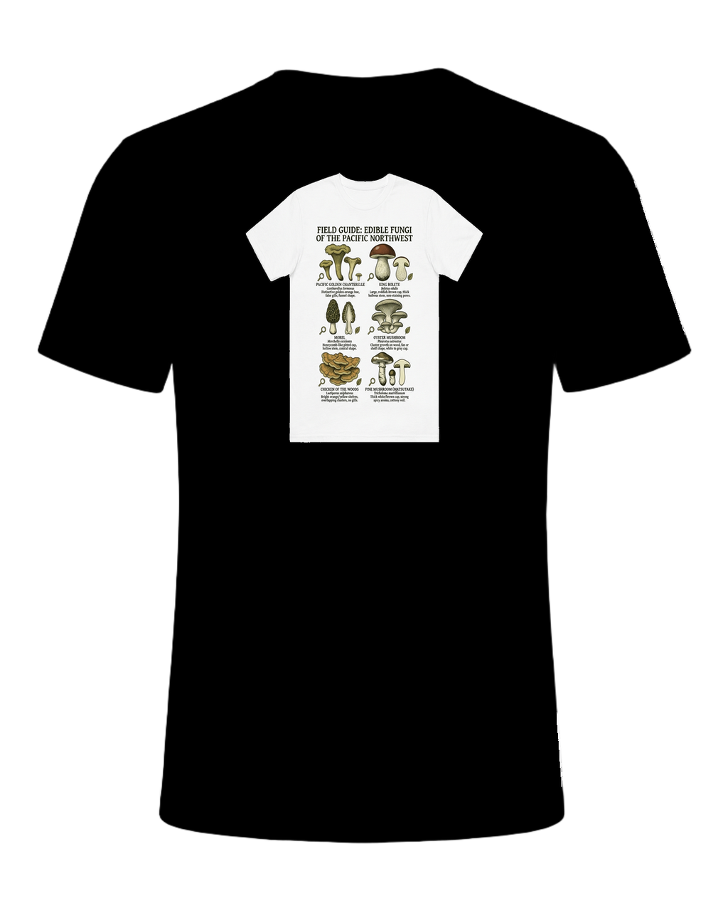 Foraging / Mushroom Hunter — Black