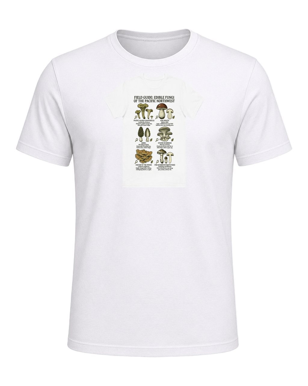 Foraging / Mushroom Hunter — White
