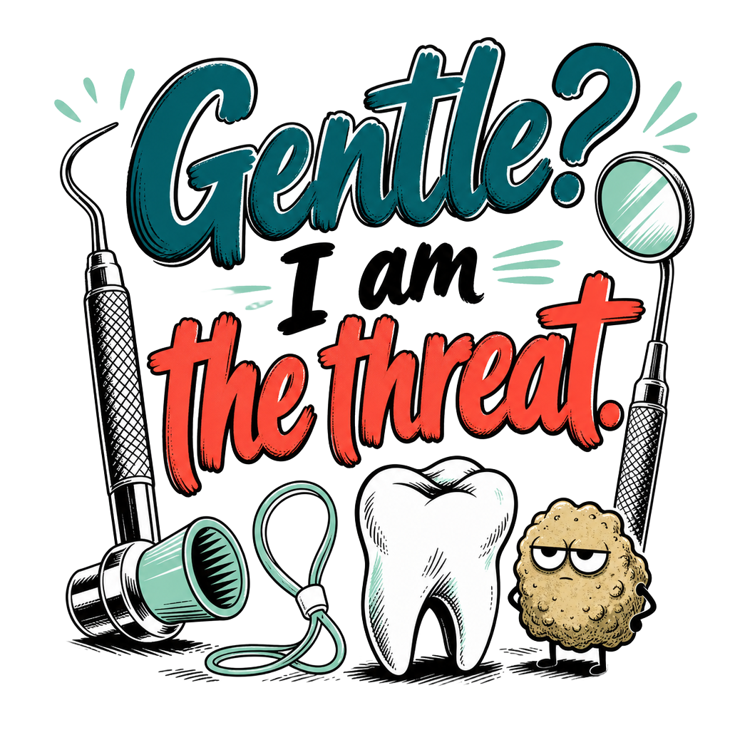 Gentle? I am the threat.