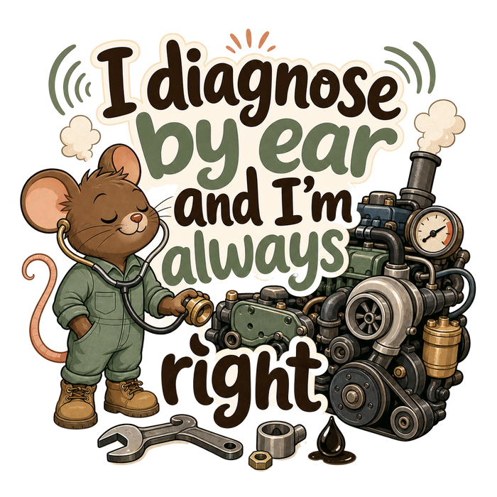 I Diagnose by Ear and I'm Always Right (Cute Cozy)