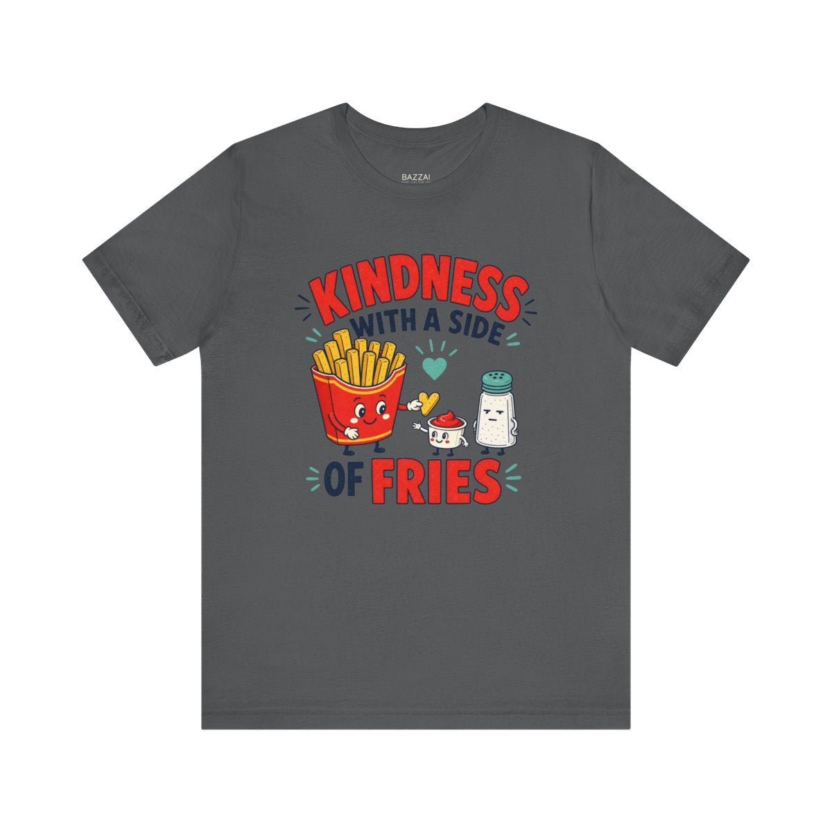 Wholesome Gift T-Shirt — Kindness with a Side of Fries — t-shirt design
