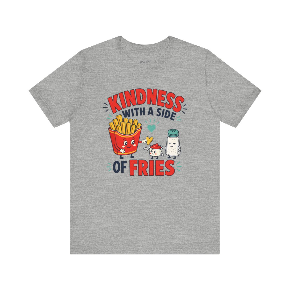 Wholesome Gift T-Shirt — Kindness with a Side of Fries — t-shirt design