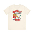 Wholesome Gift T-Shirt — Kindness with a Side of Fries — t-shirt design