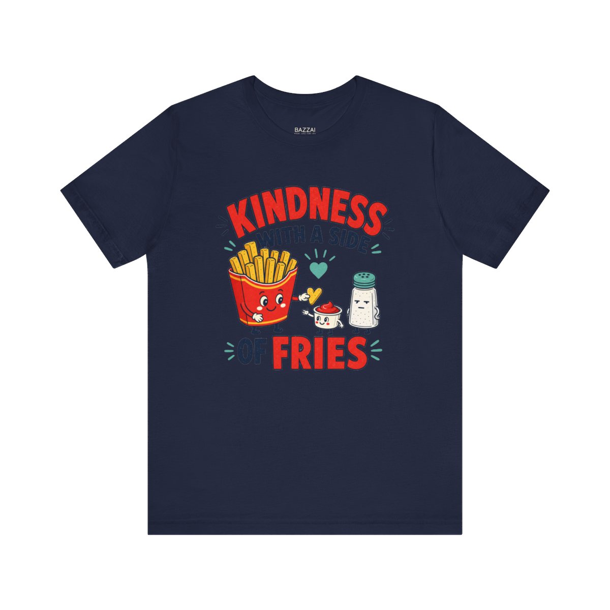 Wholesome Gift T-Shirt — Kindness with a Side of Fries — t-shirt design