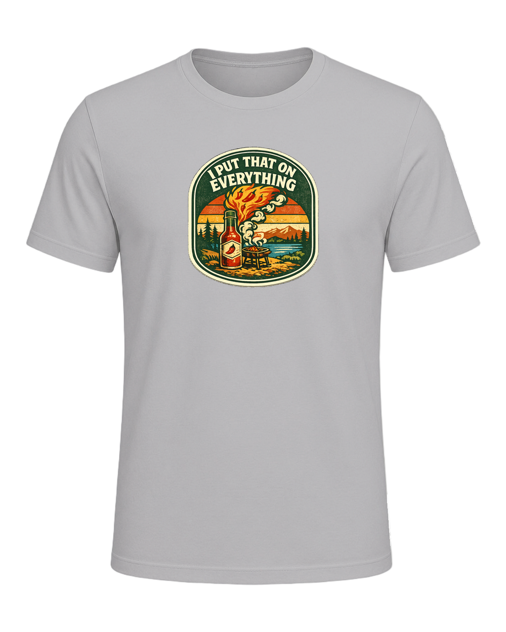 I Put That On Everything Tee — Athletic Heather