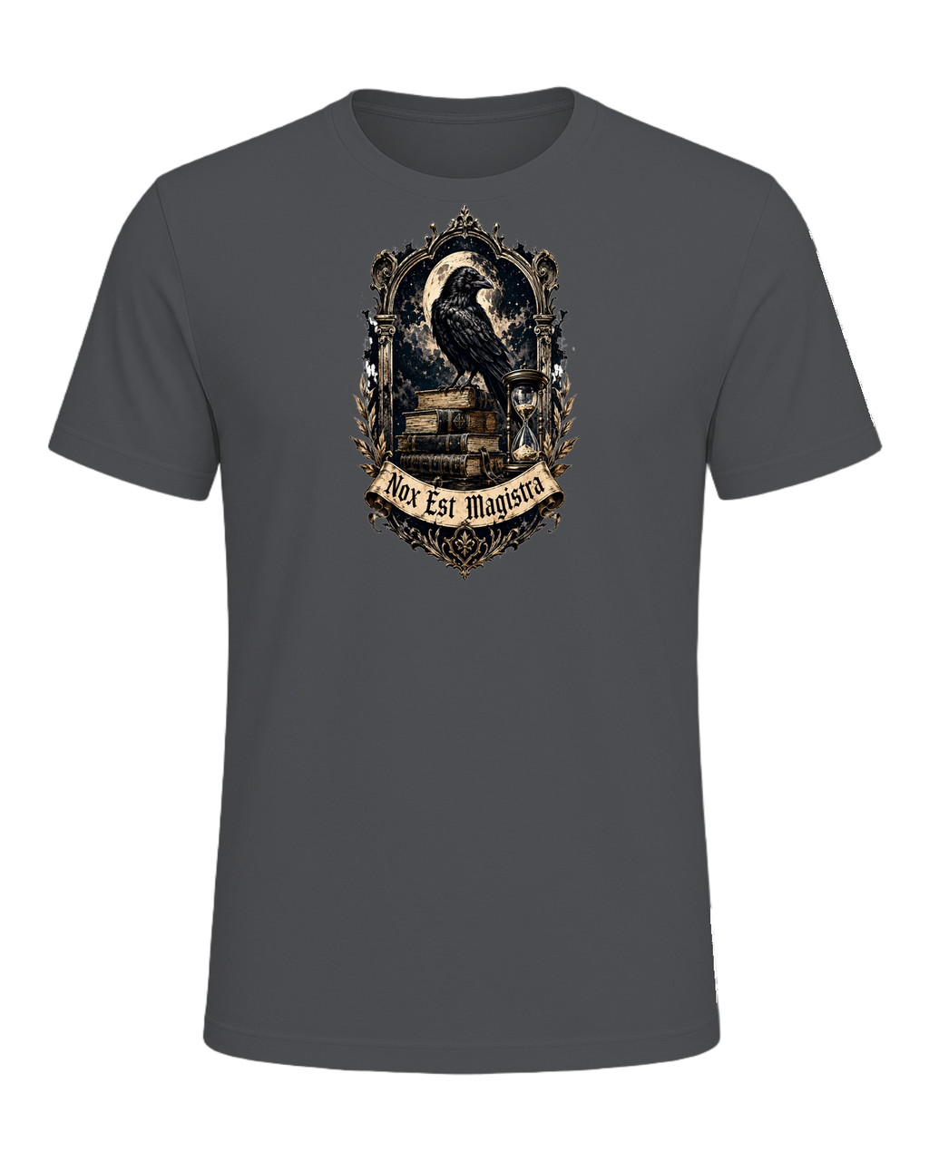 Latin Motto Crest — Asphalt
