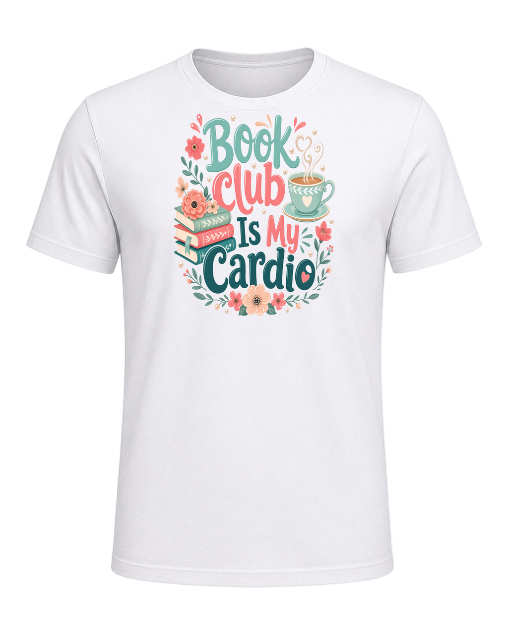 Book Club Is My Cardio — White