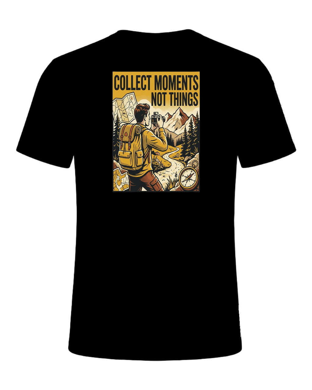 COLLECT MOMENTS NOT THINGS — Black