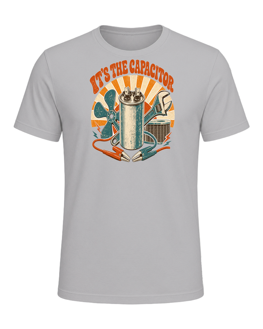 IT'S THE CAPACITOR — Athletic Heather