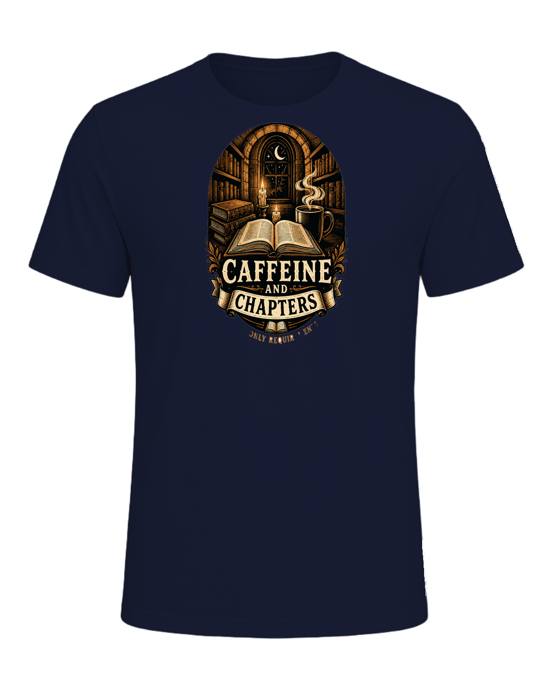 Books & Coffee — Navy