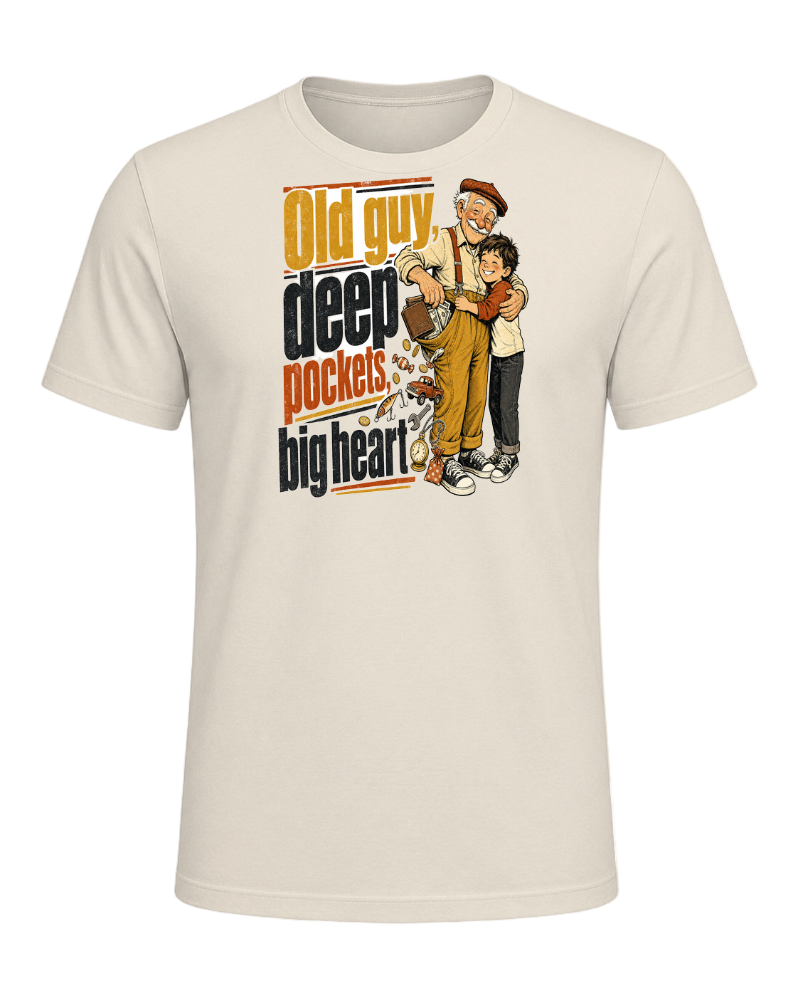 Old guy, deep pockets, big heart — Heather Prism Natural