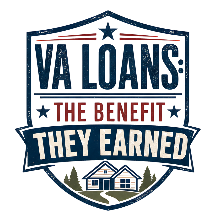VA LOANS: THE BENEFIT THEY EARNED — Retro Badge Tee